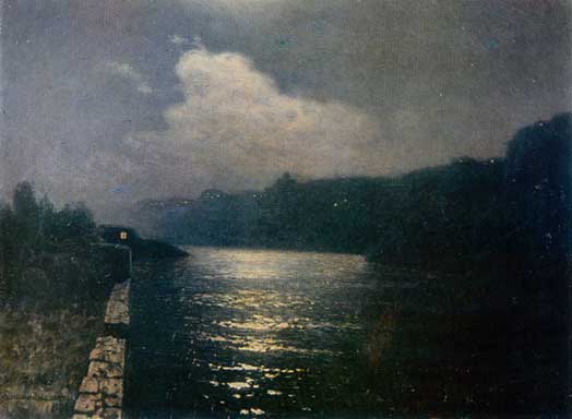 River Kura by Night 1919