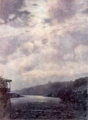 River Kura on a Moonlit Night 1898 
